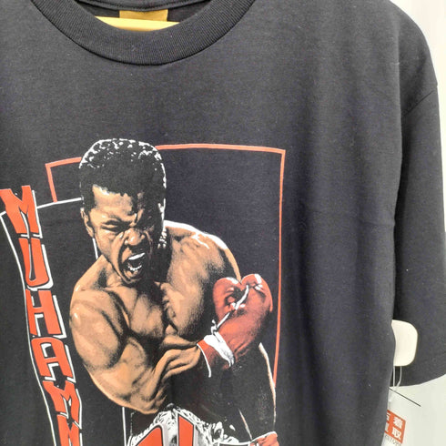 ナツメグ NUTMEG 90s USA製 シングルステッチ 両面プリント Tシャツ メンズ import:L